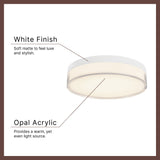 Kuzco Vibe Quara 7-in Flush Mount