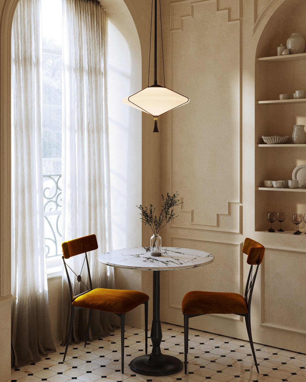 Alora Mood Reeve 15-in Pendant