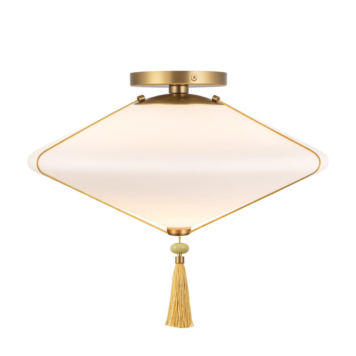 Alora Mood Reeve 15-in Semi-Flush Mount
