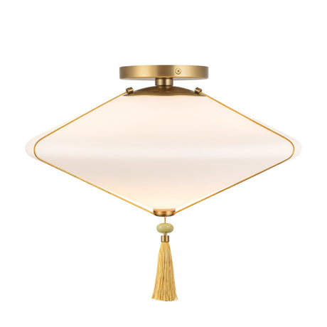 Alora Mood Reeve 15-in Semi-Flush Mount