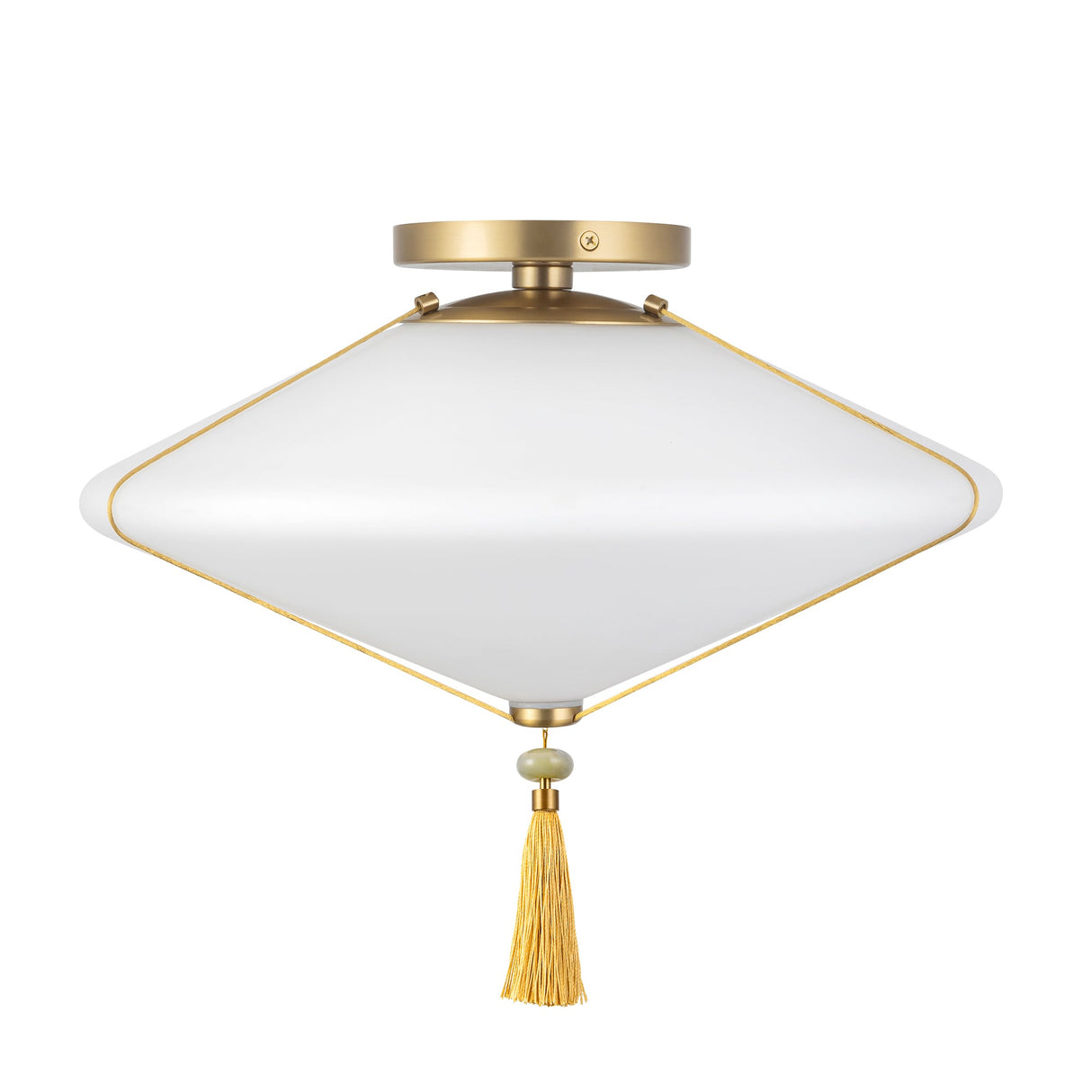 Alora Mood Reeve 15-in Semi-Flush Mount