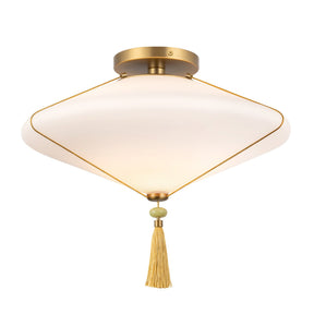 Alora Mood Reeve 15-in Semi-Flush Mount