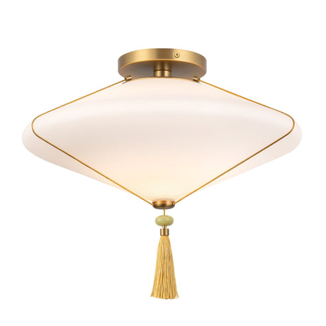 Alora Mood Reeve 15-in Semi-Flush Mount