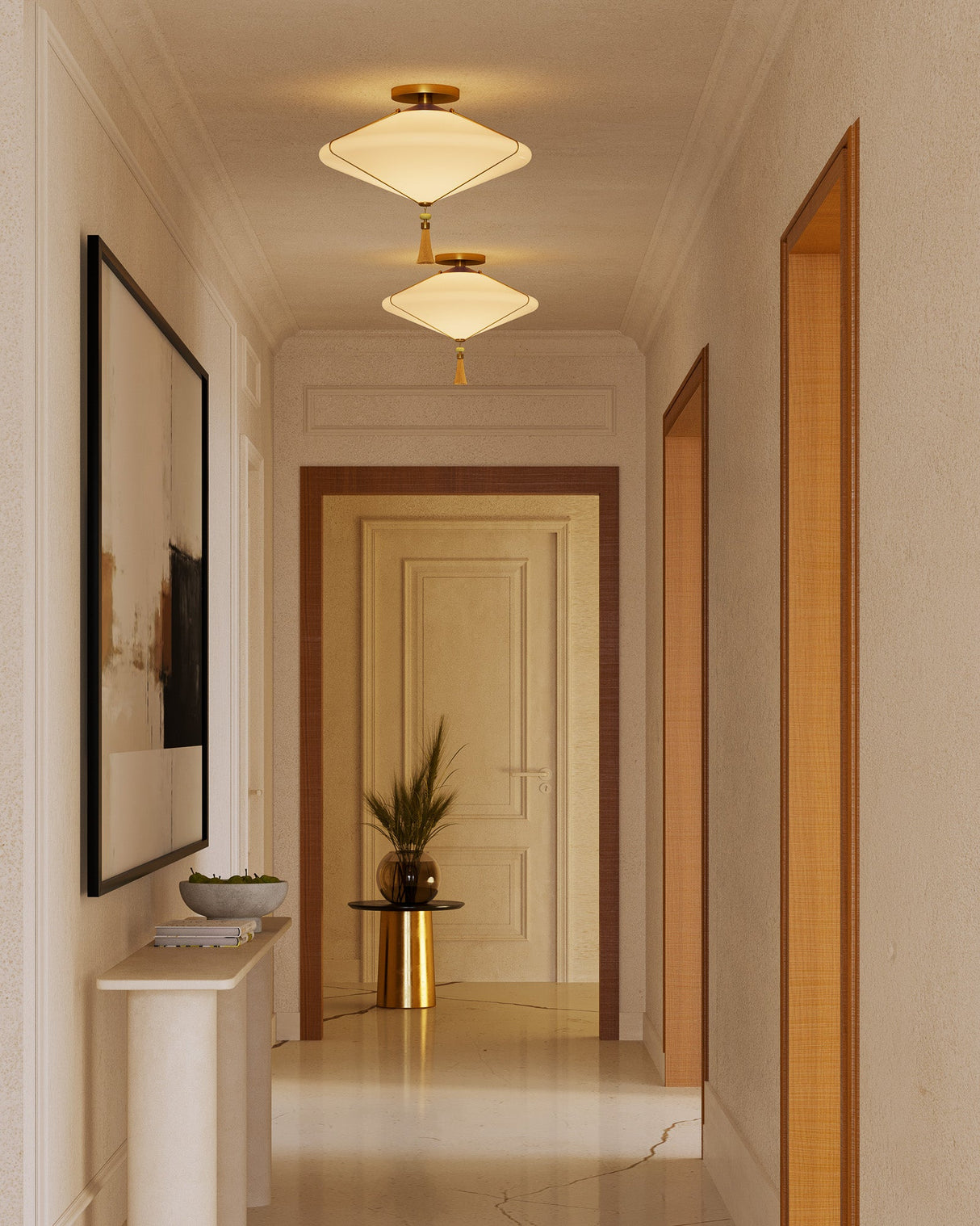 Alora Mood Reeve 15-in Semi-Flush Mount