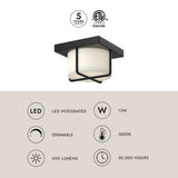 Kuzco Regalo 7-in Flush Mount