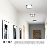 Kuzco Regalo 10-in Flush Mount