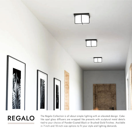 Kuzco Regalo 10-in Flush Mount