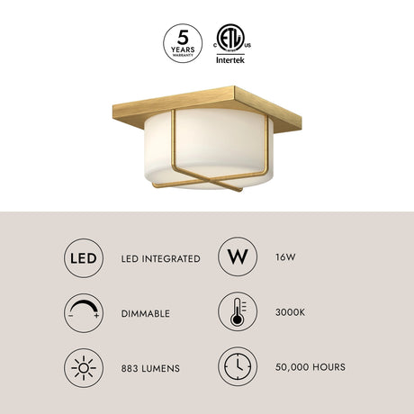 Kuzco Regalo 10-in Flush Mount