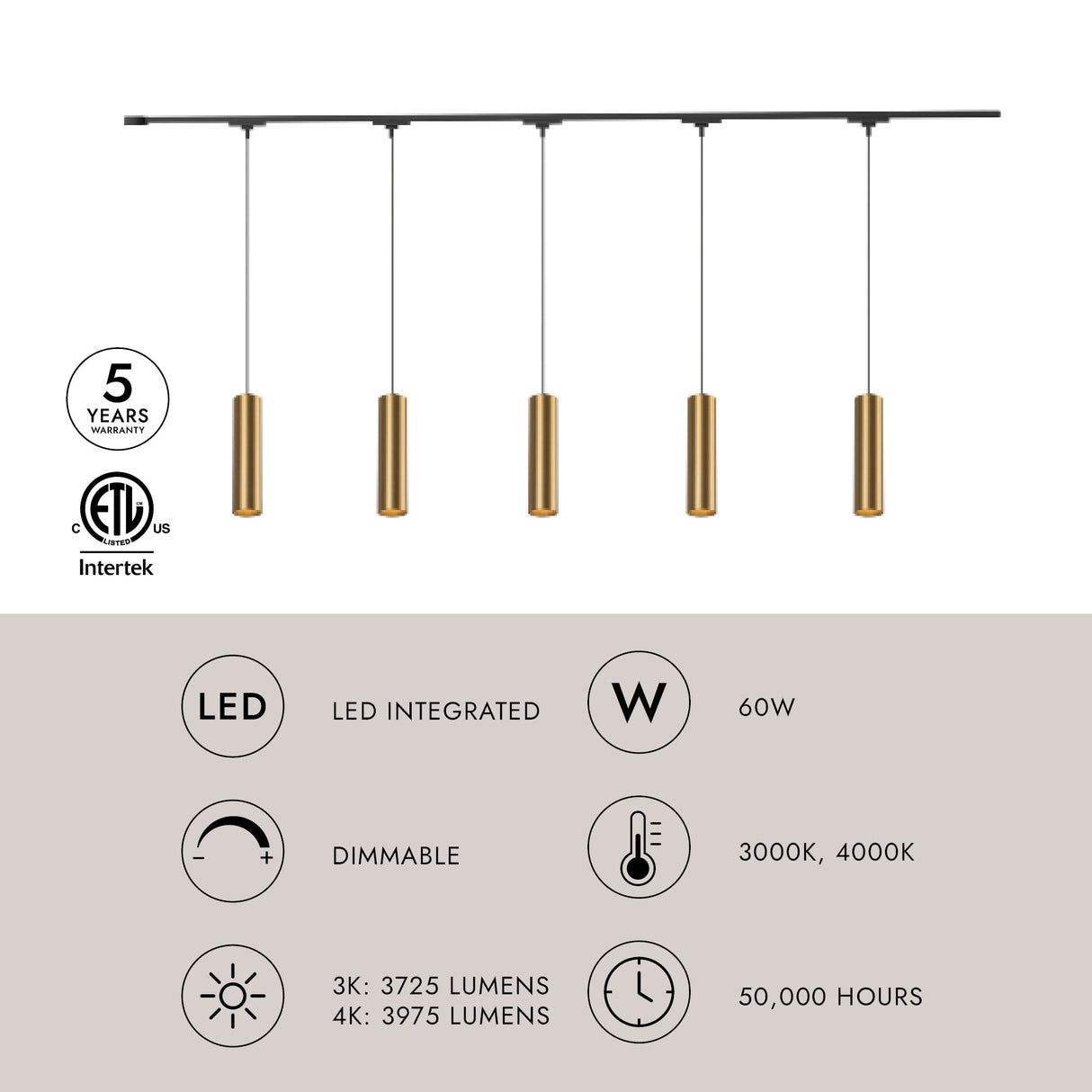 Kuzco Trilo Ceiling Kit - Remuda 5-Head