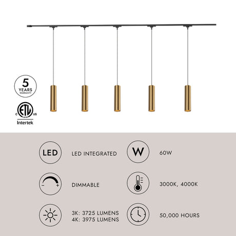 Kuzco Trilo Ceiling Kit - Remuda 5-Head