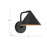 Alora Mood Remy 7-in Wall/Vanity Light