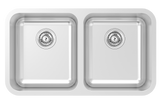 Revo 31" 50/50 Double Undermount, 18 Gauge, R50, Single Box