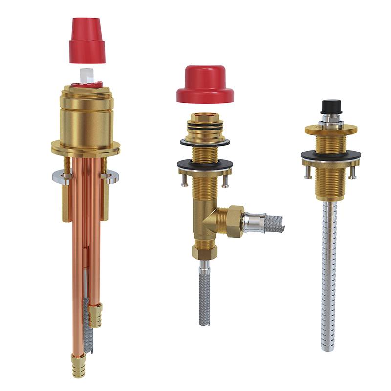 Rough Valve/trim 3-piece Deck-mount Tub Filler Rough