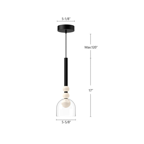 Kuzco Rise 6-in Pendant