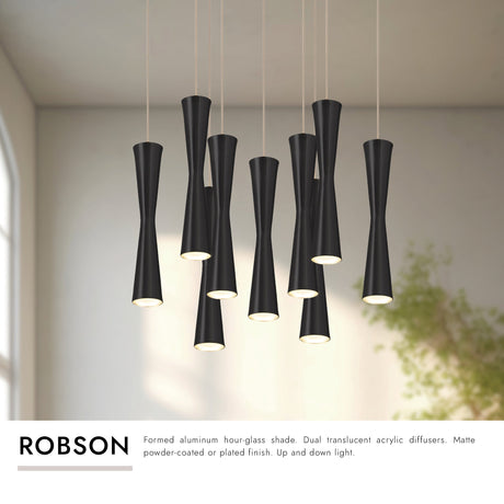 Kuzco Robson 2-in 9 Head Multi Pendant