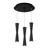 Kuzco Robson 2-in 3 Head Multi Pendant