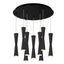 Kuzco Robson 2-in 9 Head Multi Pendant