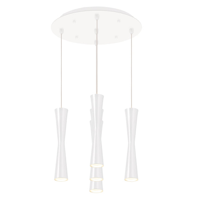 Kuzco Robson 2-in 5 Head Multi Pendant