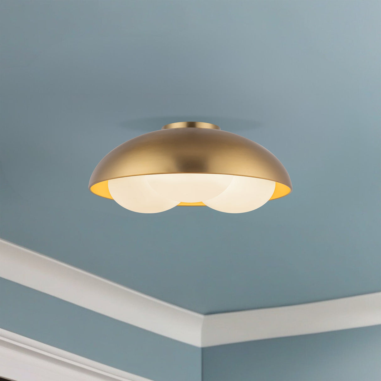 Alora Mood Robyn 16-in Flush Mount