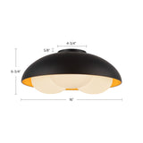 Alora Mood Robyn 16-in Flush Mount