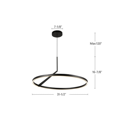 Kuzco Roda 31-in Pendant