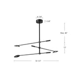 Kuzco Rotaire 32-in Chandelier