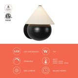 Alora Mood Rowan 7-in Wall/Vanity Light