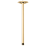 Essential Shower Series 14" Ceiling Mount Shower Arm And Square Flange