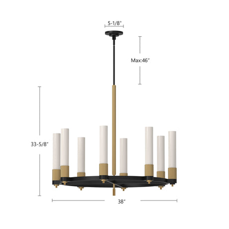 Alora Mood Rue 38-in Chandelier