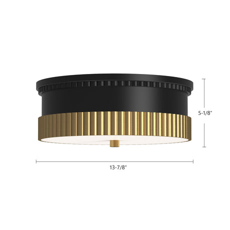 Alora Mood Rue 14-in Flush Mount