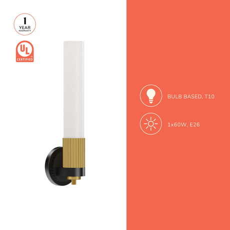 Alora Mood Rue 5-in Wall/Vanity Light
