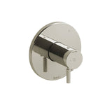 Riu 3-way no share Type T/P (thermostatic/pressure balance) coaxial valve trim