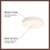 Kuzco Vibe Rynn 5-in Flush Mount