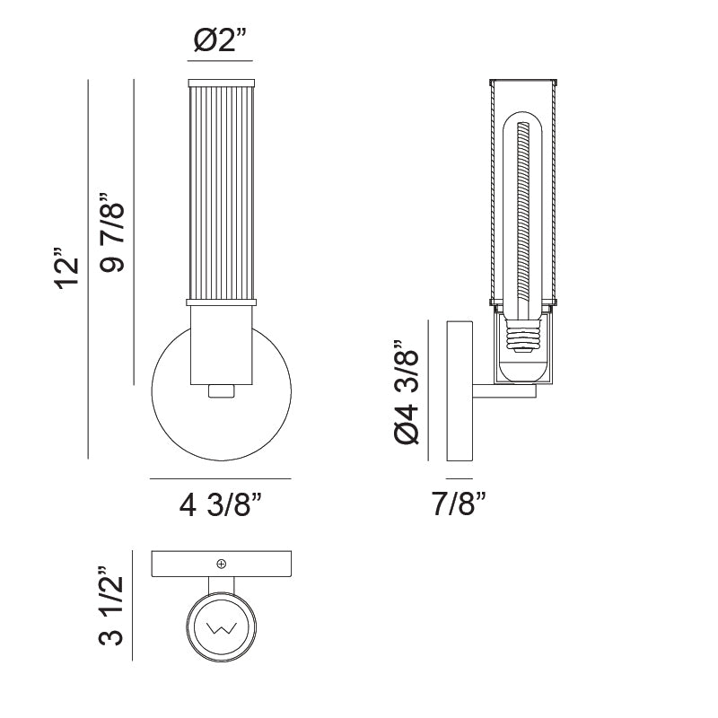 Matteo Wall Sconce S02811