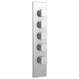 Square trim set for TURBO thermostatic valve #T12004