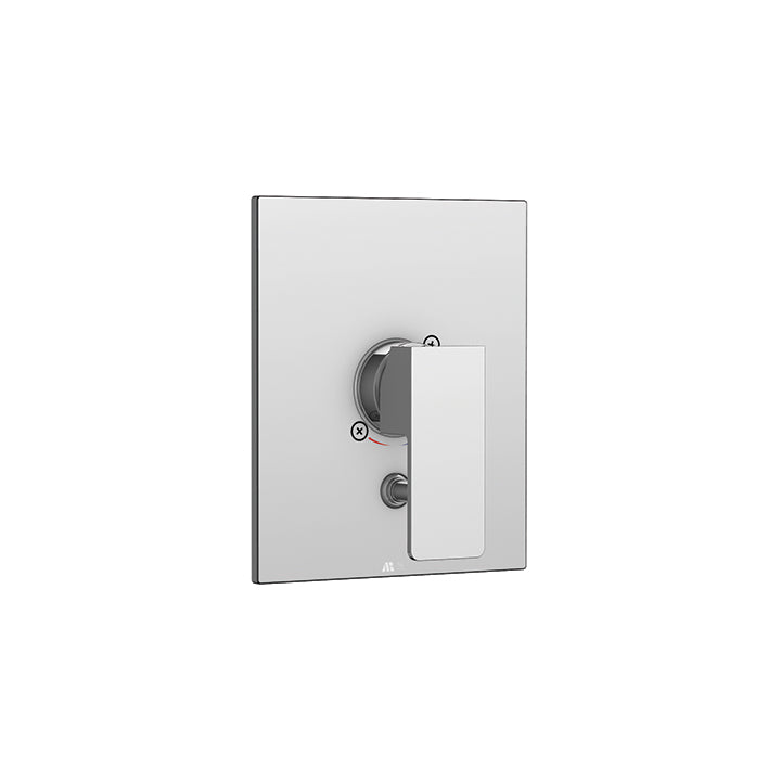 Square trim set for 1/2" pressure balance valve