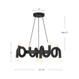 Alora Mood Sadie 23-in Chandelier