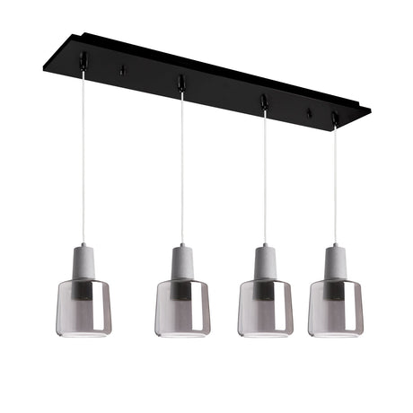 Kuzco Samson 6-in 4 Head Multi Pendant