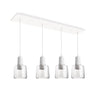 Kuzco Samson 6-in 4 Head Multi Pendant