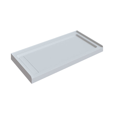 Keyley 60x30 Rectangular alcove with linear drain (3 flange)