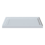 Keyley 60x30 Rectangular alcove with linear drain (3 flange)