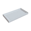 Keyley 60 x 32 Rectangular alcove with linear right drain (3 flange)