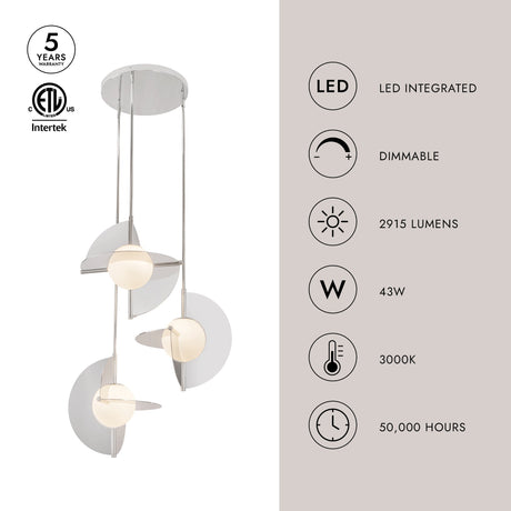Kuzco Scorpio 27-in Chandelier