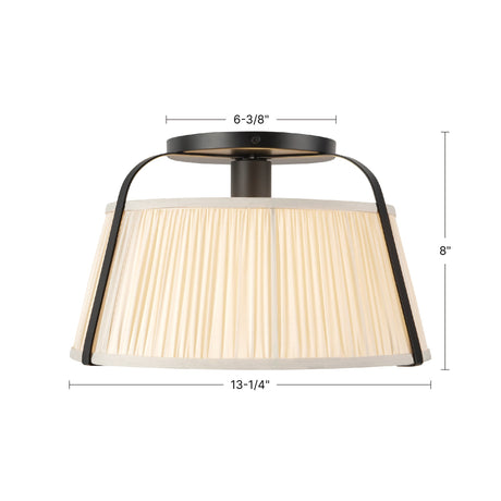 Alora Mood Scout 13-in Semi-Flush Mount