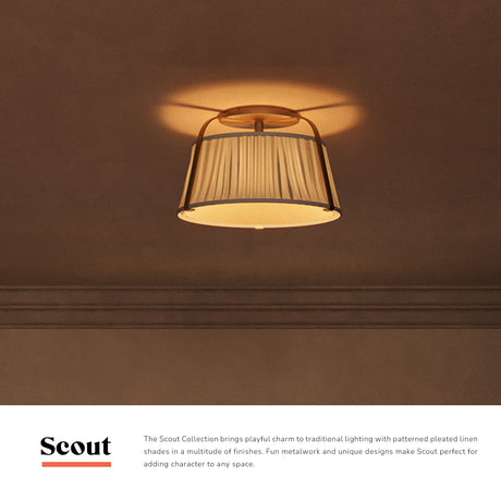 Alora Mood Scout 13-in Semi-Flush Mount