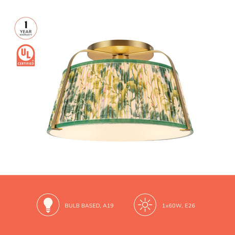 Alora Mood Scout 13-in Semi-Flush Mount