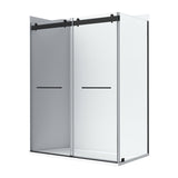 Flora 36x48 Clear Glass - Black