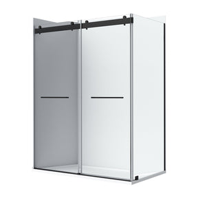 Flora 36x48 Clear Glass - Black