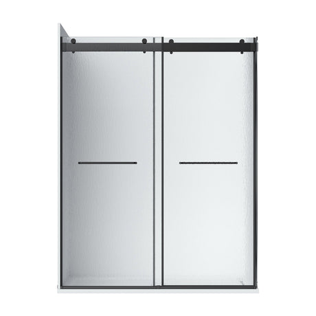 Flora 36x48 Raindrop Glass - Black-L