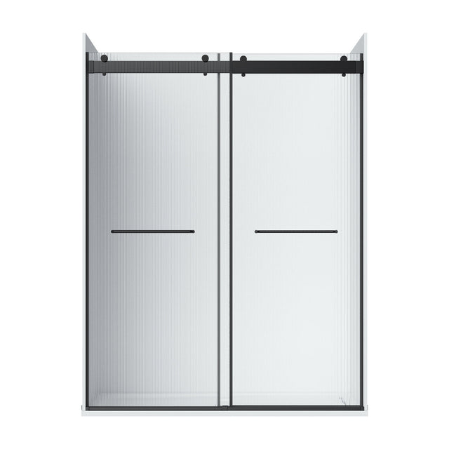 Flora 60 Fluted Glass - Black